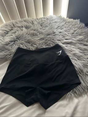 GYMSHARK Black High-Rise Women’s Bike Shorts 2.5"